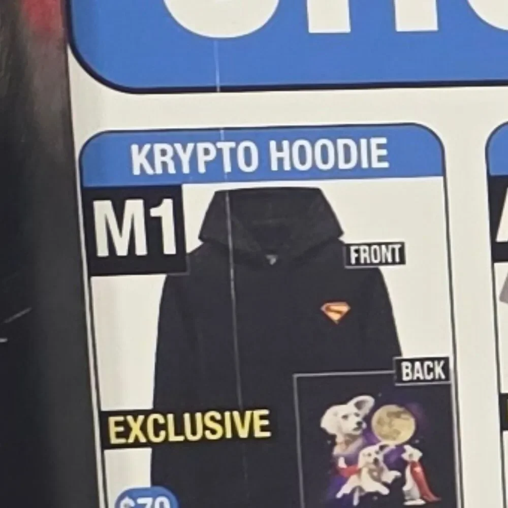 NYCC 2025 Comic Con Exclusive DC Comics Kyrpto Super Dog Hoodie XXL Unisex - NEW
